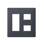 WTL7005HK｜アドバンスコンセントプレート5コ用(3+2)(マットグレー)