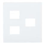 WTL7073WK｜アドバンスコンセントプレート3コ用(2+1)(マットホワイト)