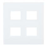 WTL7704WK｜アドバンス簡易耐火コンセントプレート4コ用(2+2)(マットホワイト)