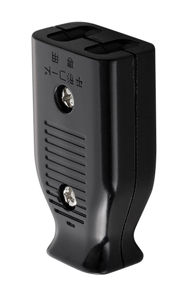 MC2622B｜平形スモールコネクタ ボデー 15A 125V (黒)
