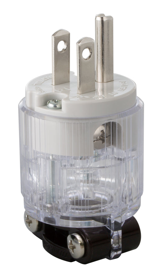 ME2591XXC｜医用接地プラグ 15A 125V (グリップ:チョコ)