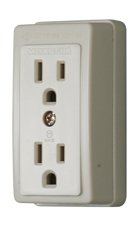 ME2746W｜接地Wコンセント 15A 125V