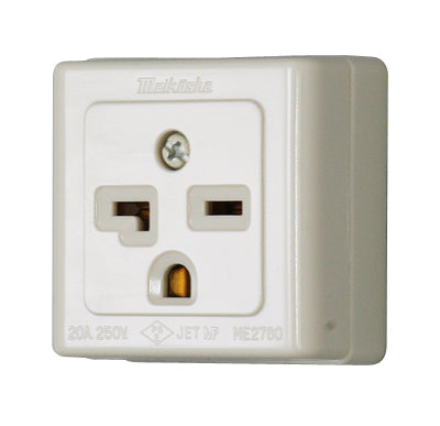 ME2760｜250Vエレガント接地コンセント 15A/20A 250V