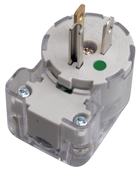 ME7074｜医用接地L形プラグ 15A 125V UL/CSA 5-15P