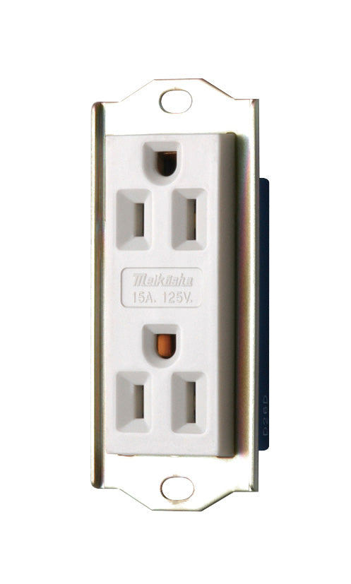 ME8598｜UL/CSA ML接地Wコンセント 15A 125V 5-15R
