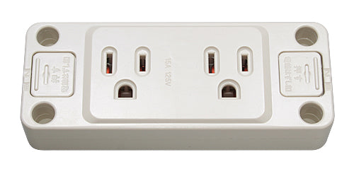 ME8641｜接地Wコンセント 15A 125V 仮設用