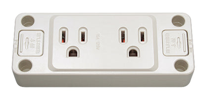 ME8641｜接地Wコンセント 15A 125V 仮設用