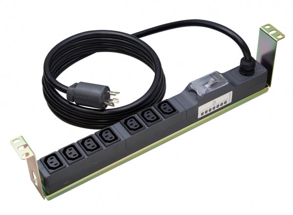 ME8710TA3｜200Vコンセント(C13X7) 16A 250V VCT3m L6-20プラグ付 19