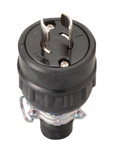 MH2582｜20A引掛ゴムプラグ 防水兼用 2P 20A 250V