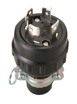 MH2584｜20A引掛ゴムプラグ 防水兼用 接地3P 20A 250V