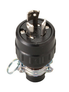 MH2589｜15A引掛ゴムプラグ 防水兼用 接地2P 15A 125V