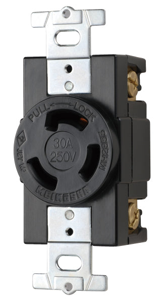 MH2855｜3P30A引掛埋込コンセント 30A 250V (JISC8303準拠)