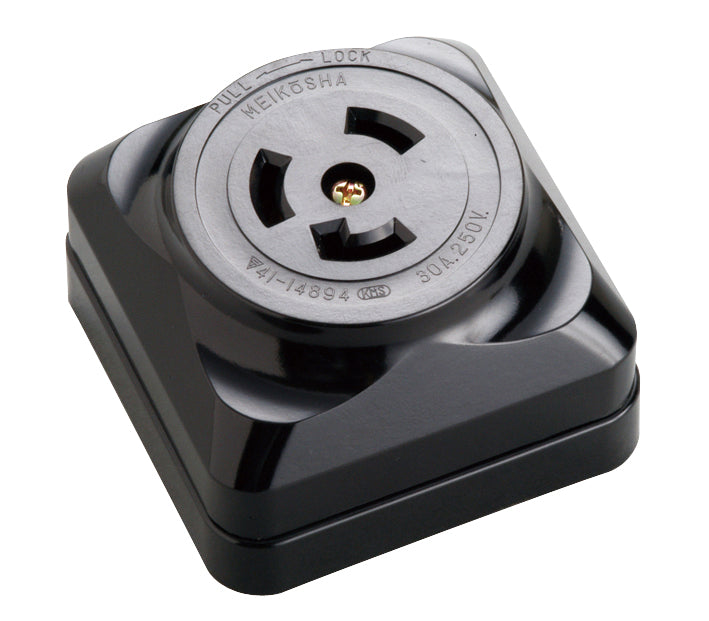 MH2889｜接地2P 30A 引掛コンセント 30A 250V (L6-30R 準拠)