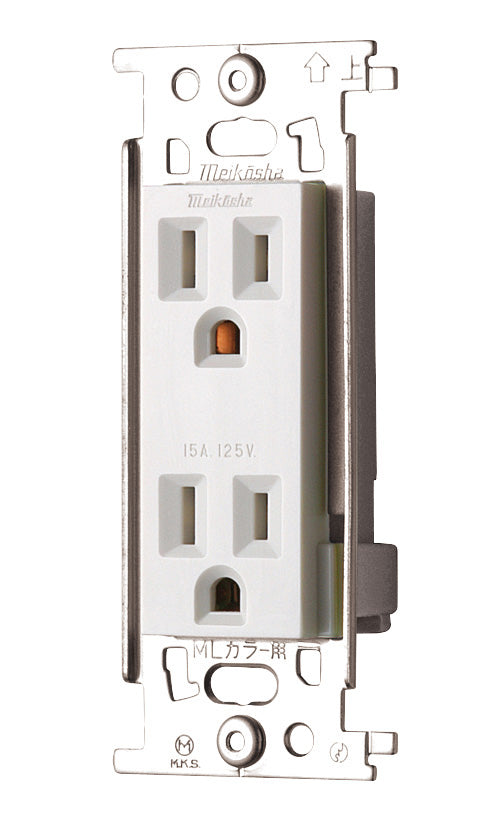 ML1215W｜ML接地Wコンセント 15A 125V