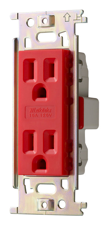 ML1287R｜ML接地Wコンセント B形 赤 15A 125V