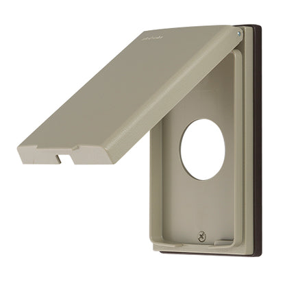 ML1690｜ML防滴プレート 1コ用コンセントφ35.5