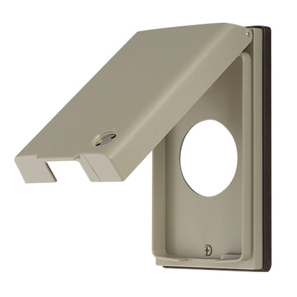 ML1691-K｜MLキー付防滴プレート 1コ用コンセントφ41.5