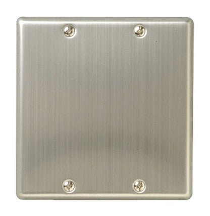 MLE1660-2B｜ML新金属プレートブランク 枠付 (2連)