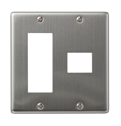 MLE1674-31｜MLステンレスプレート 4コ用(3+1)