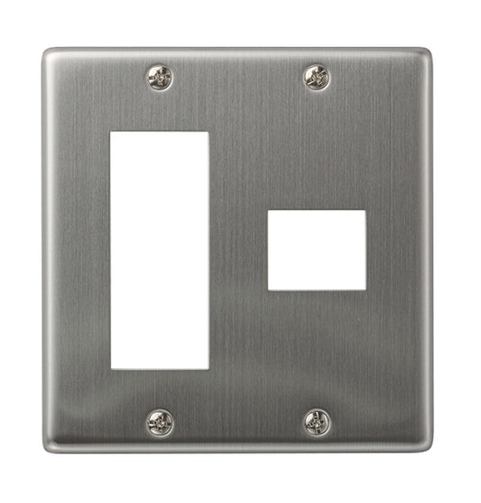 MLE1674-31｜MLステンレスプレート 4コ用(3+1)