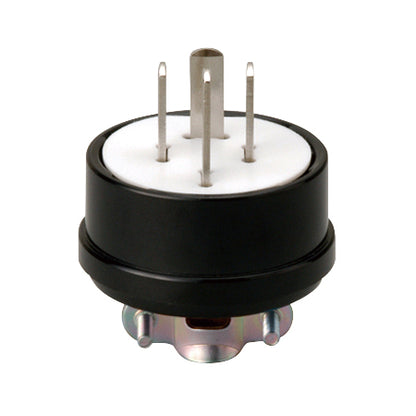 MP7007｜接地3P 15A プラグ(黒) 15A 250V (グリップ付)