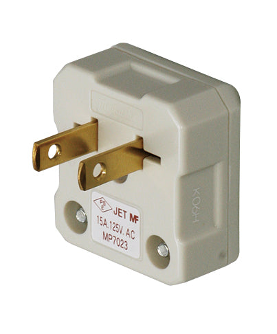 MP7023｜15A 125V L形プラグ 15A 125V (丸形コード用)