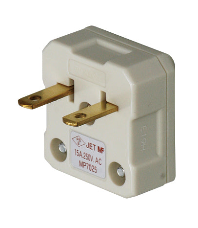 MP7025｜15A 250V L形プラグ 15A 250V (丸形コード用)