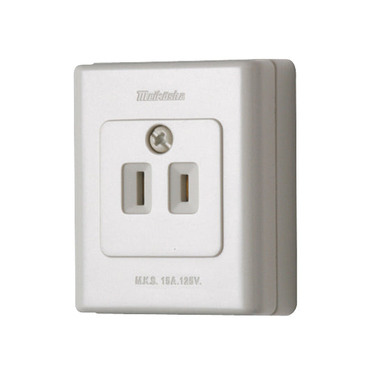 MR2755｜エレガントコンセント 15A 125V (送り端子付)