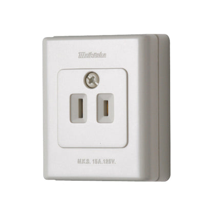 MR2755｜エレガントコンセント 15A 125V (送り端子付)