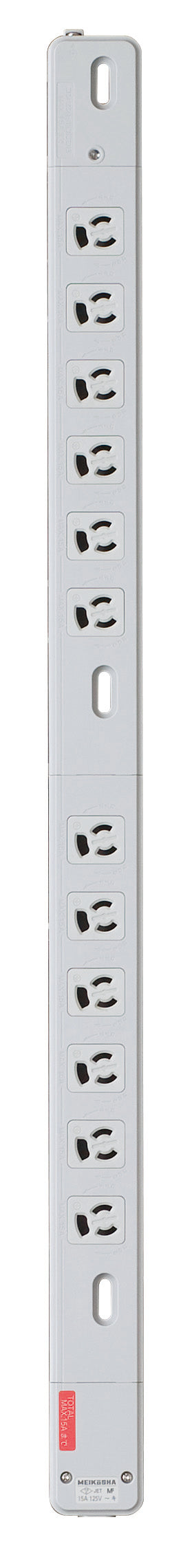 MR7612｜FM15Aコンセントバー12個口 15A 125V