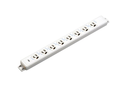 MR86980-N｜機器用抜止接地コンセント8個口 15A 125V