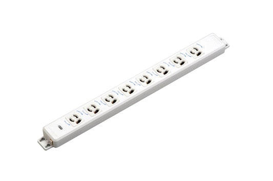 MR86980-N｜機器用抜止接地コンセント8個口 15A 125V