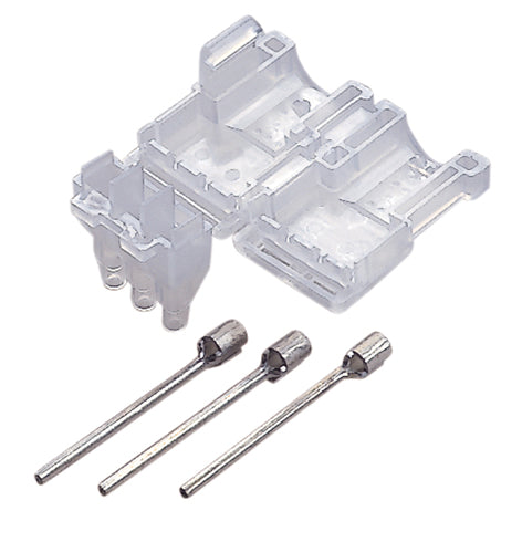 MZ6686｜絶縁カバー付3心棒状形圧着端子 (2m平方メートル用/20セット)