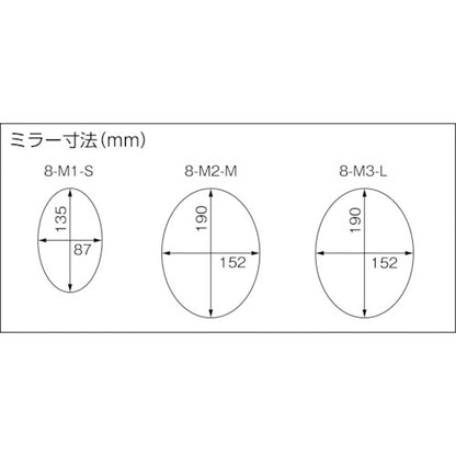 3374998｜STS ライト付点検ミラー3型