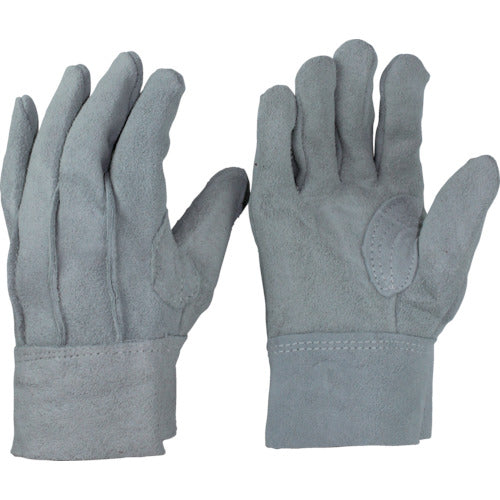4386175｜牛床革背縫い内綿手袋 M