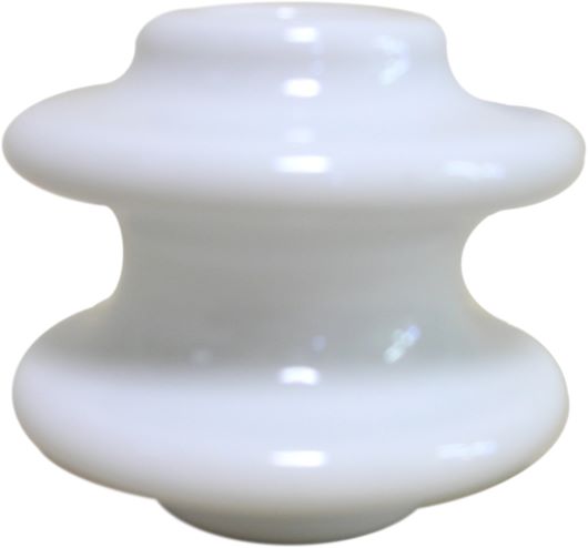 1KOW｜1溝引留碍子 白