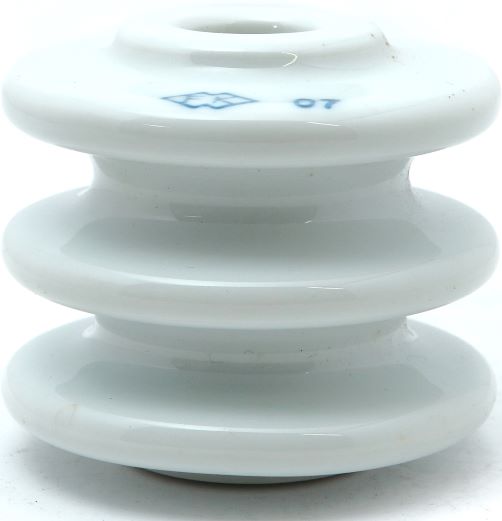 2KOW｜2溝碍子 白