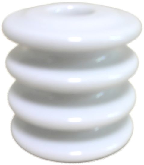 3TAKOW｜3P多溝碍子 白