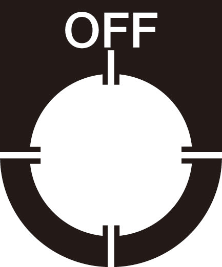 NWA0|コントロールスイッチ用銘板