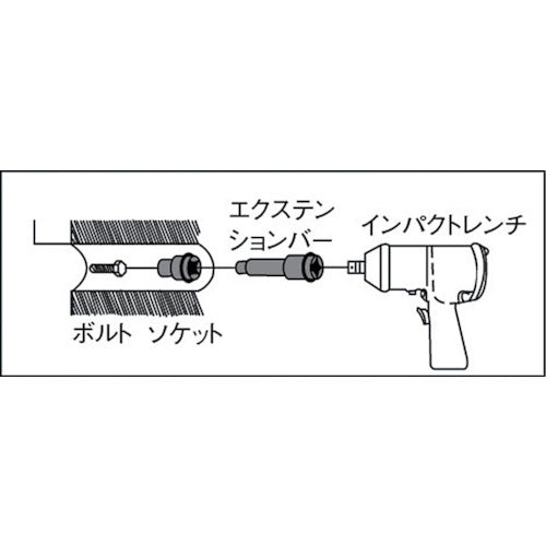 3876705|インパクト用エクステンションバー