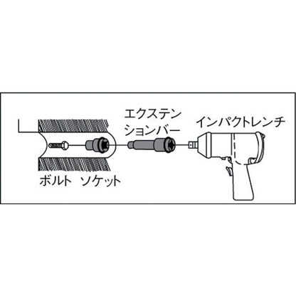 3876705|インパクト用エクステンションバー