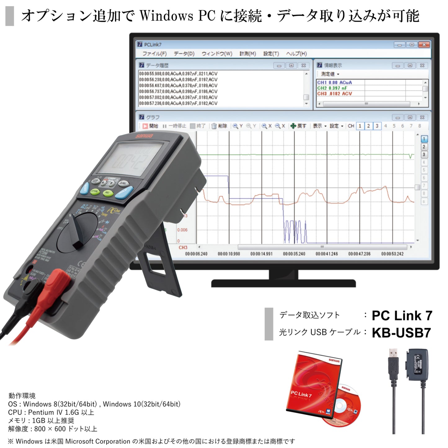 PC720M|デジタルマルチメータ