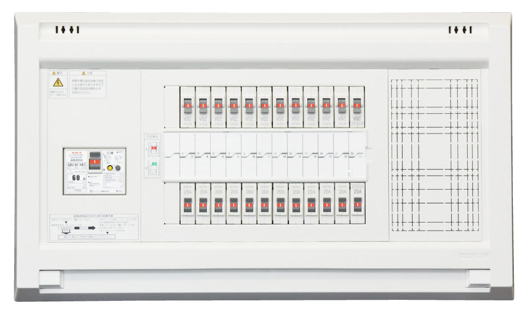 YAG310142P|住宅用分電盤・スペース付