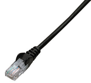 LCAT5E-S03BK|ネットワークパッチケーブル 3M 黒