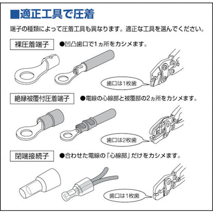 2557355｜裸圧着端子丸形