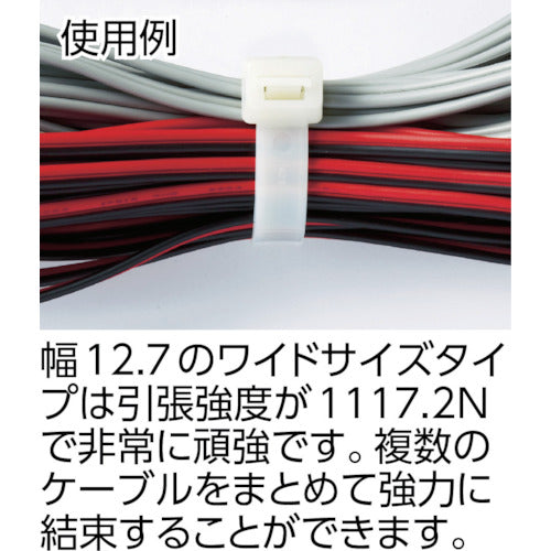 2153891|ケーブルタイ 幅2.5mmX100mm