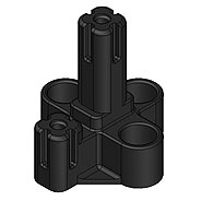 BP46-ET2|二段型アースバー支持台