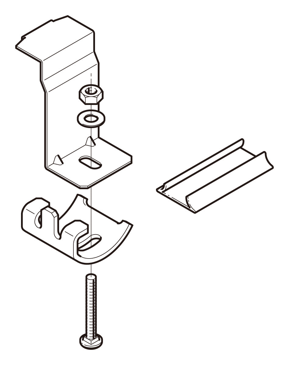 10ARS11T|アングル用振れ止め金具