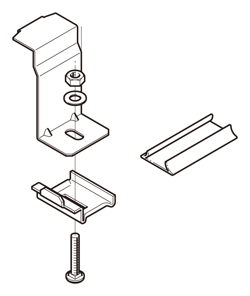 10ARS11|アングル用振れ止め金具