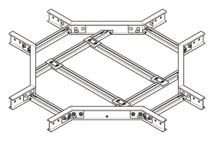 10FRX100|X形分岐ラック